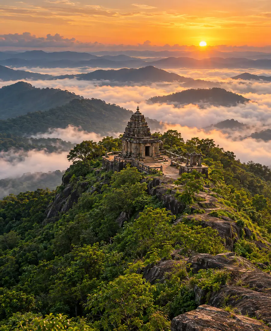 Kundadri Hill — hill temple in Thirthahalli taluk, Shivamogga district