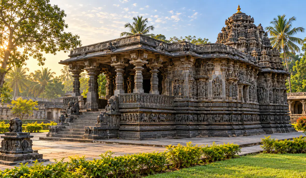Lakshmi Narasimha Temple — hoysala temple in Bhadravati taluk, Shivamogga district