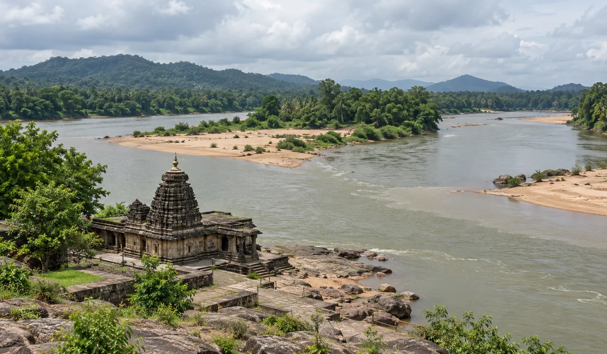 Kudli Sangama — temple in Shivamogga taluk, Shivamogga district