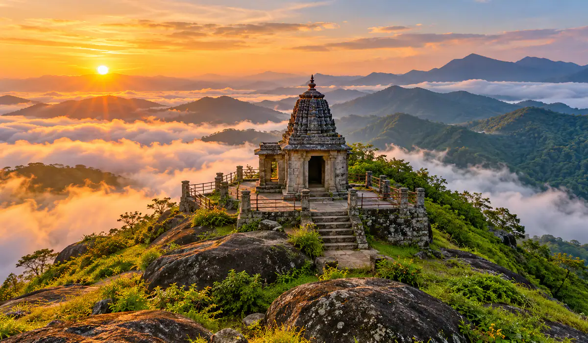 Kundadri Hill — hill temple in Thirthahalli taluk, Shivamogga district