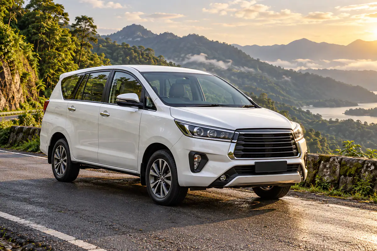Innova Crysta (7 + 1 seats) for rent with driver in Thirthahalli