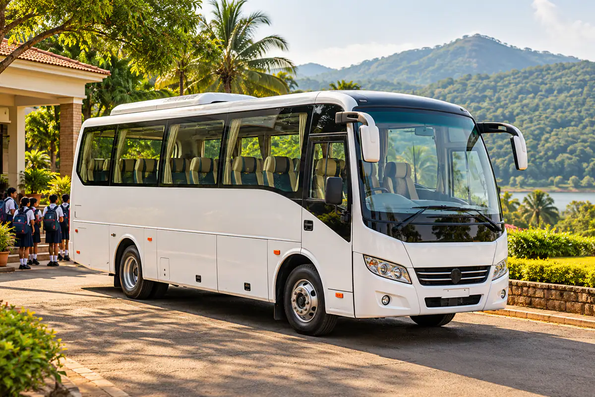 Mini Bus (26 + 1 seats) for rent with driver in Thirthahalli